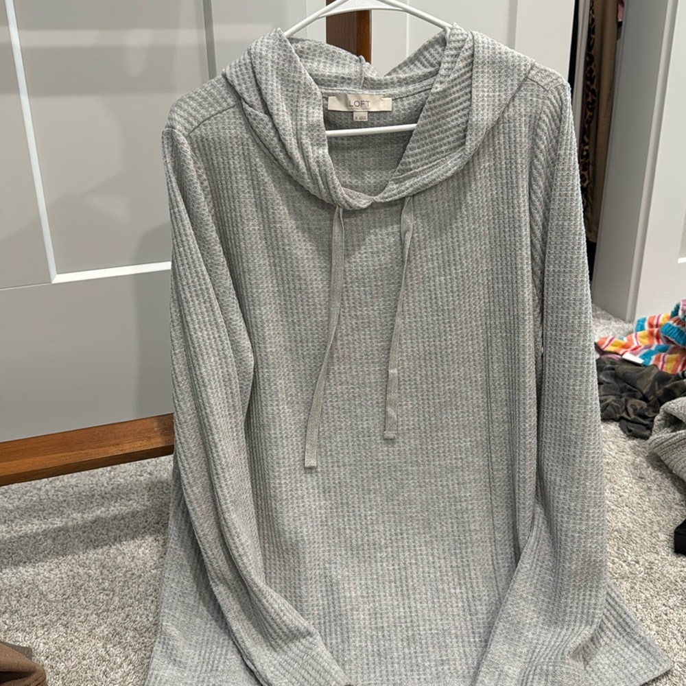 Loft waffle hoodie